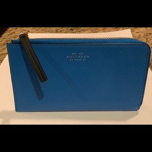Smythson Panama purse pouch